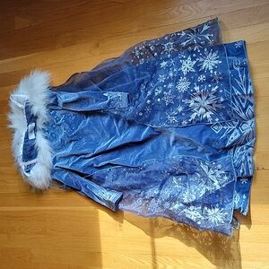 Authentic Disney Elsa Winter Dress Costume - NWOT